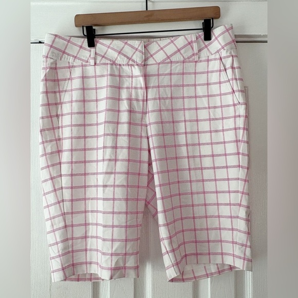 Tommy Armour Pants - Tommy Armour Pink Plaid Dri-Fit Golf Shorts Size 14 EUC